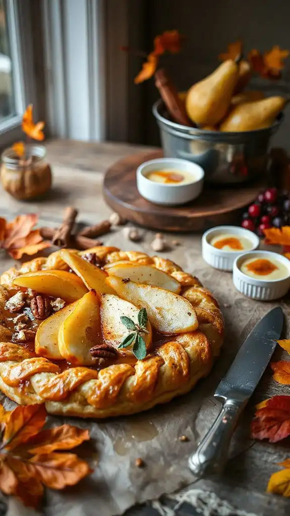 caramel pear cottage pie