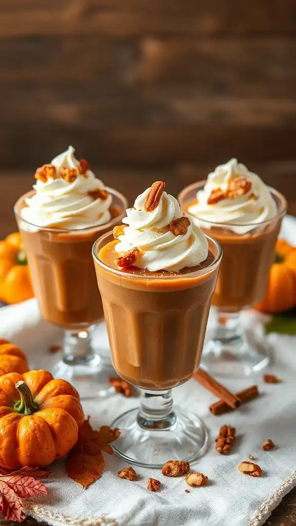caramel pudding dessert parfaits