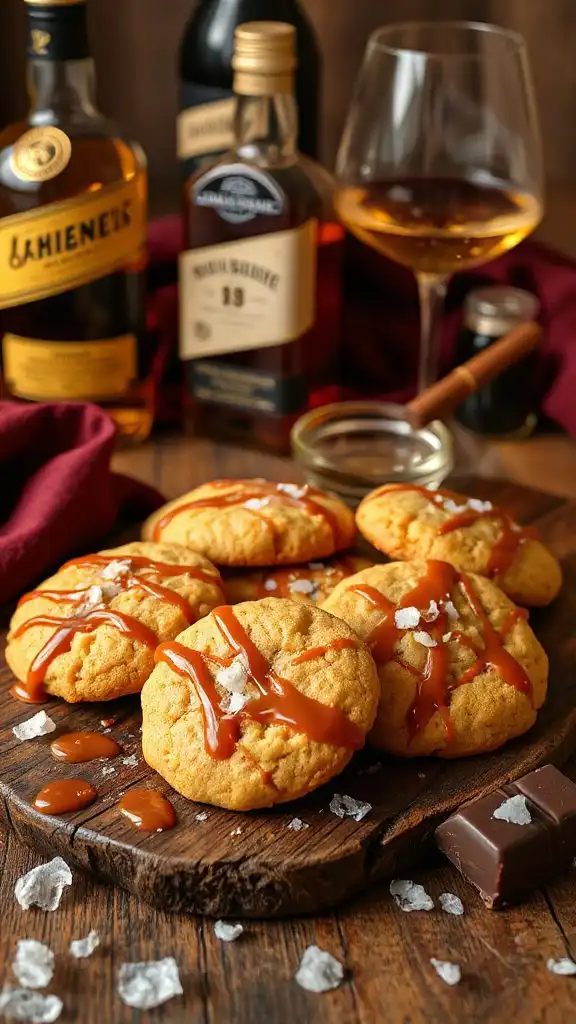 caramel whiskey cookie pairings