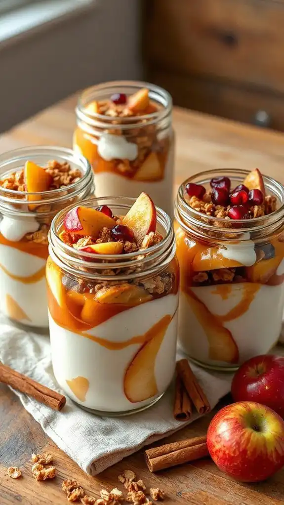caramelized apple yogurt parfait caramelized apple yogurt parfait