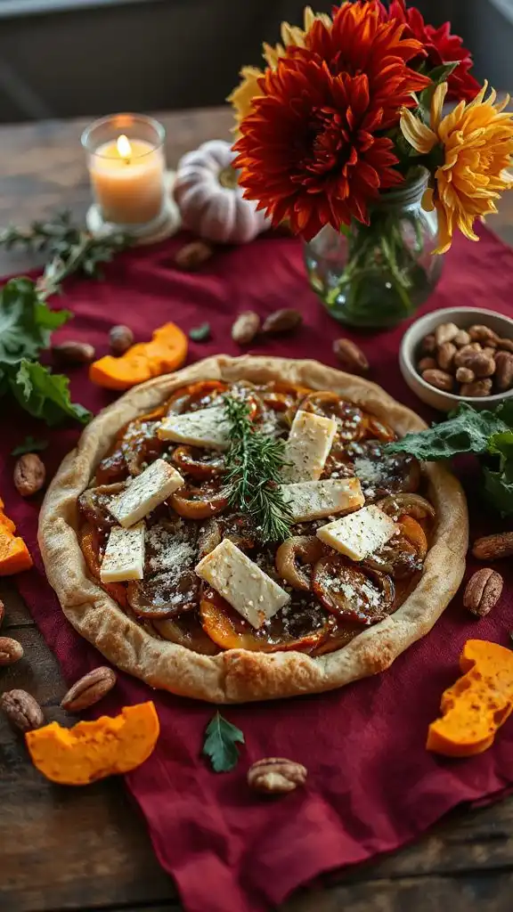 caramelized onion cheese tart