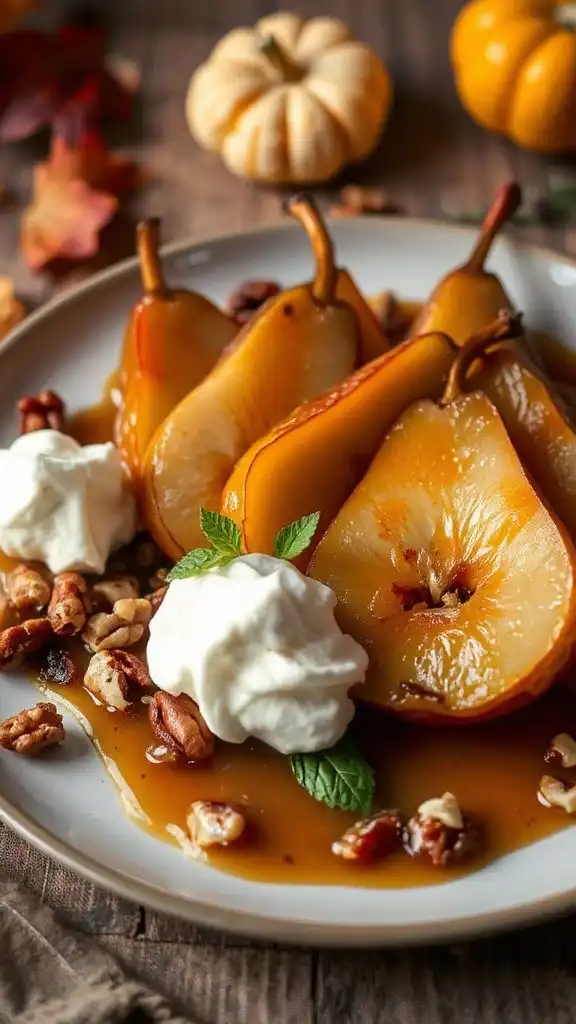 caramelized pears dessert recipe