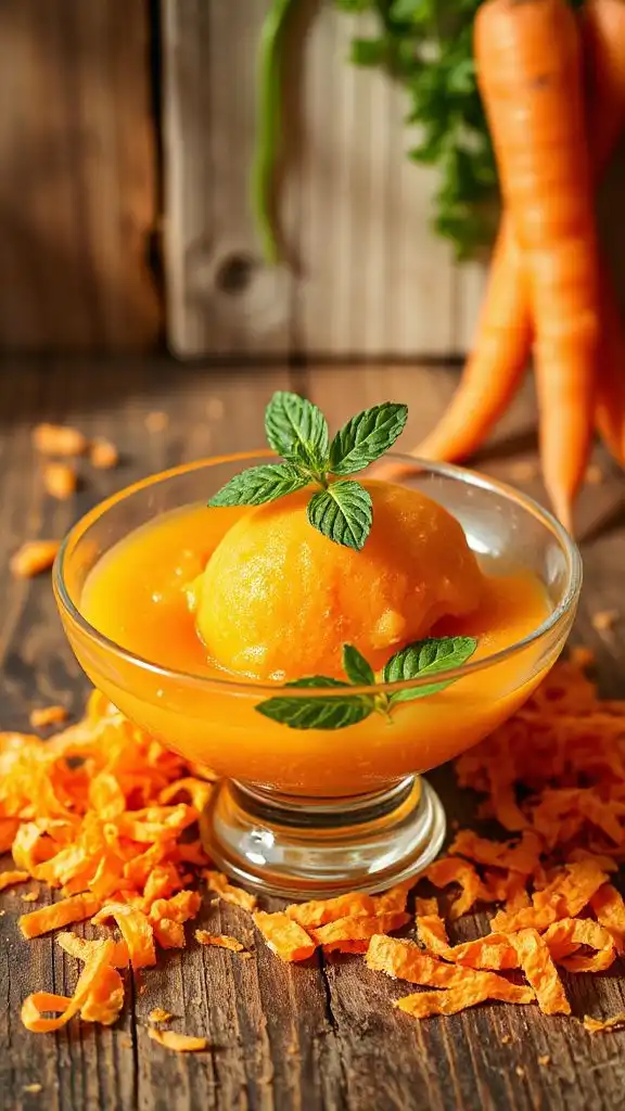carrot based frozen dessert delight carrot based frozen dessert delight
