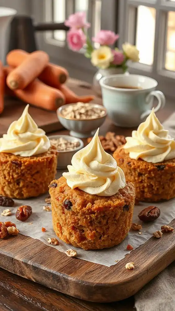 carrot cake oatmeal cups