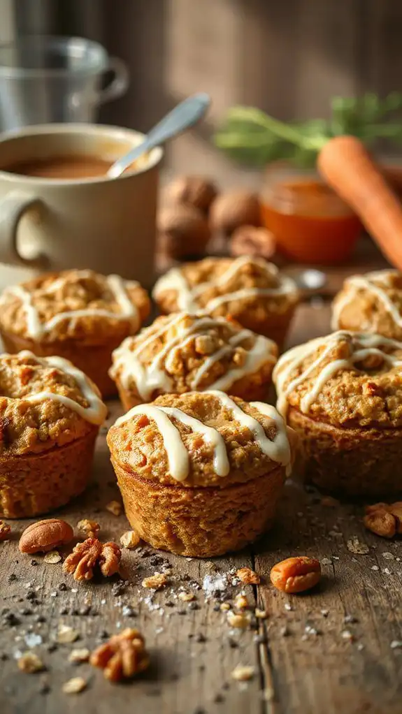 carrot cake oatmeal cups