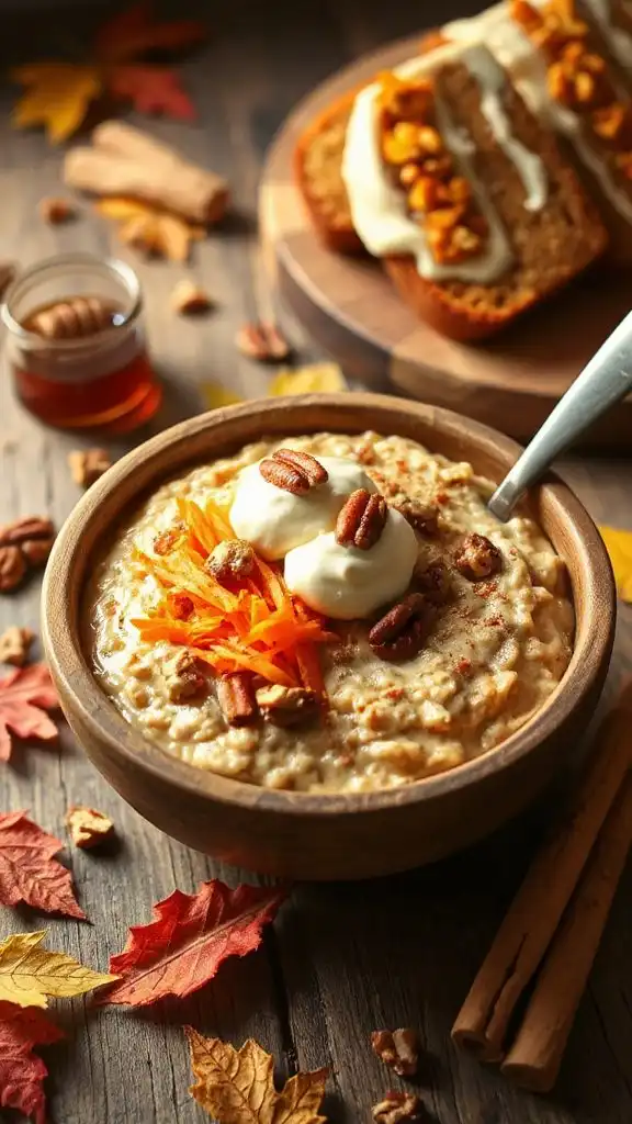 carrot cake overnight oats