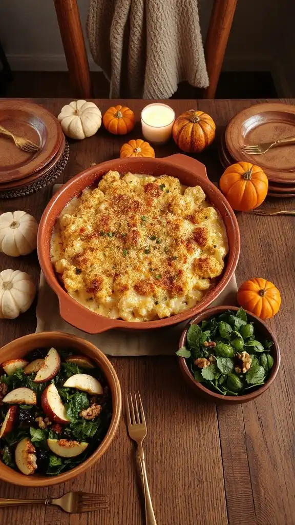 cauliflower based cheesy comfort food