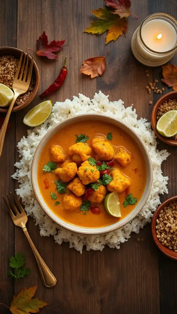 cauliflower white bean curry cauliflower white bean curry