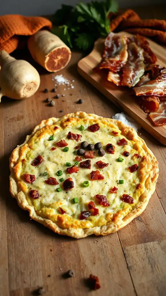 celery root bacon frittata recipe celery root bacon frittata recipe