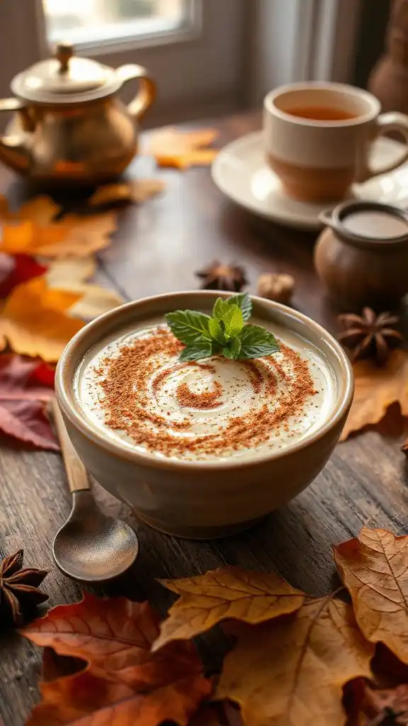 chai flavored creamy dessert delight