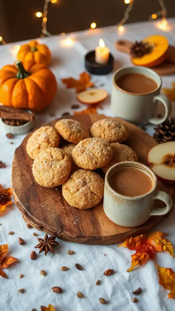 chai infused snickerdoodle cookies