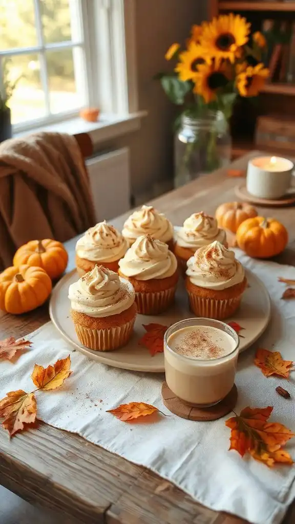 chai infused vanilla cupcake delight