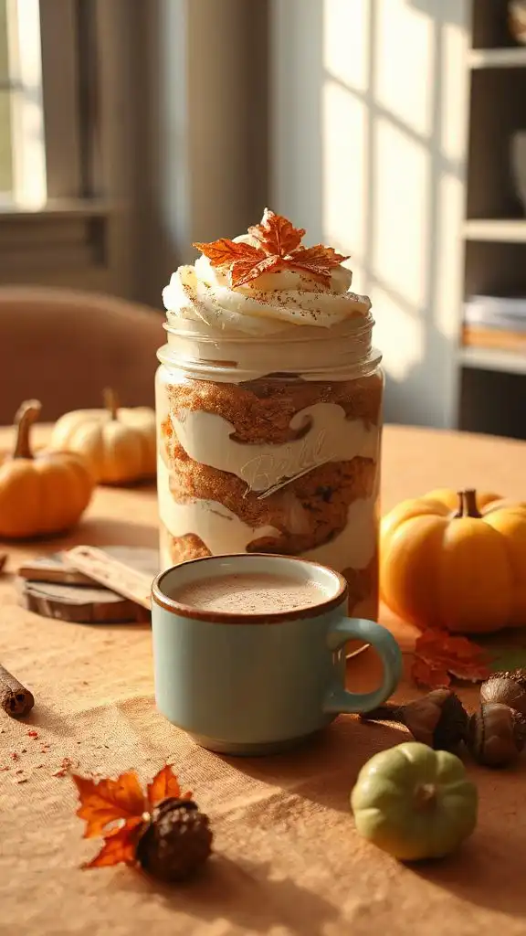 chai latte cake jar