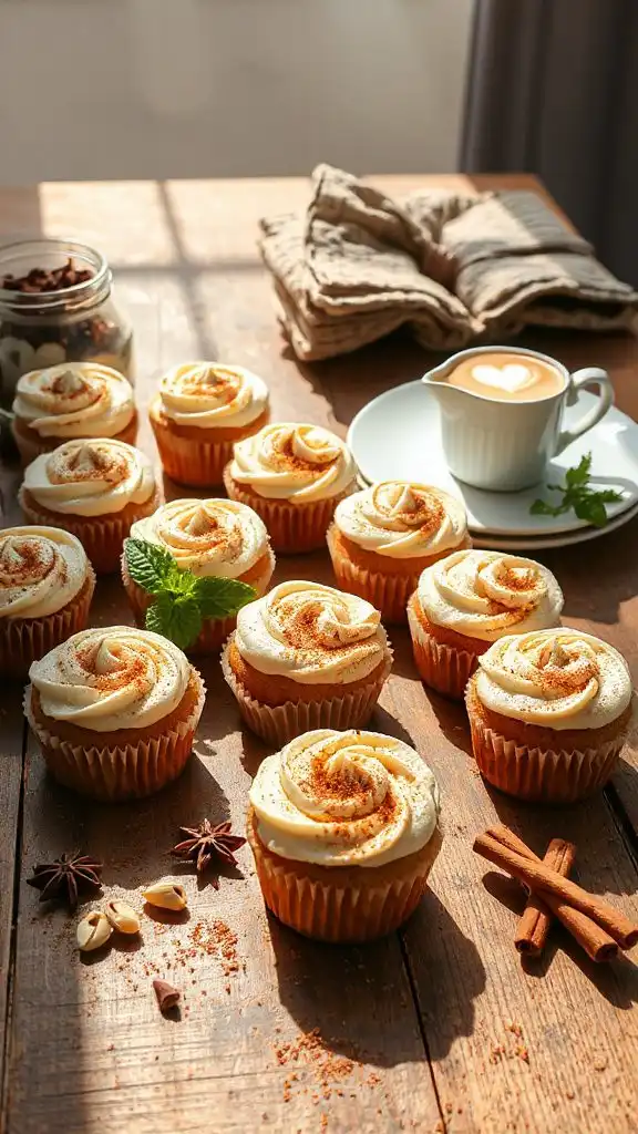 chai latte cupcake delight