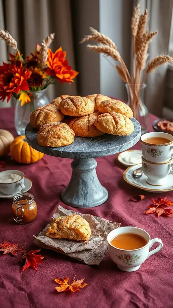 chai spice flavored scones