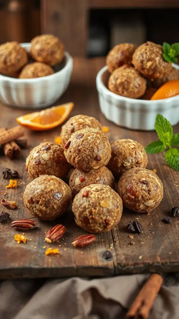 chai spice no bake snack
