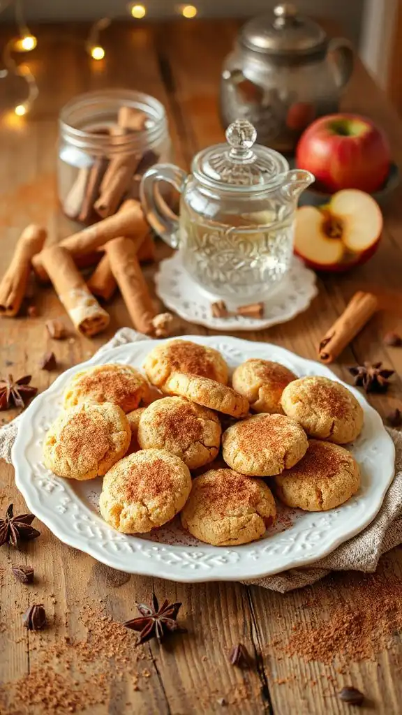 chai spiced autumn cookies