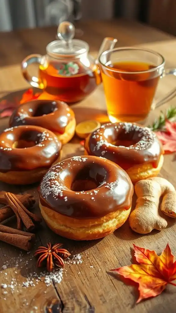 chai spiced baked doughnuts recipe