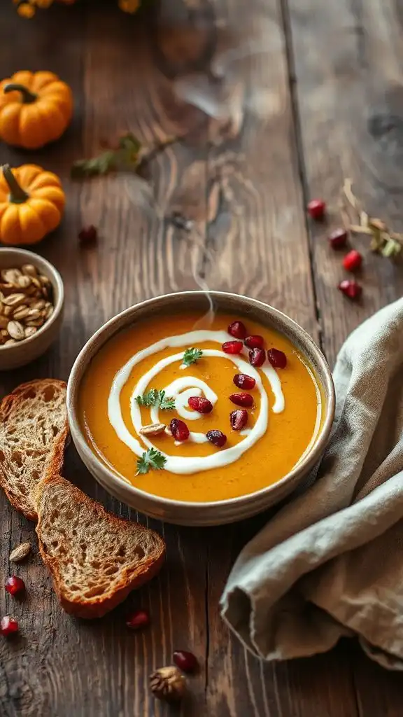 chai spiced butternut squash soup