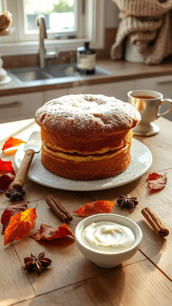 chai spiced cake recipe