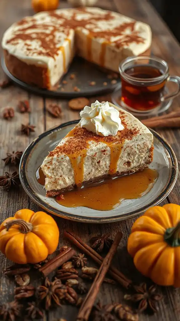 chai spiced cheesecake delightfully creamy