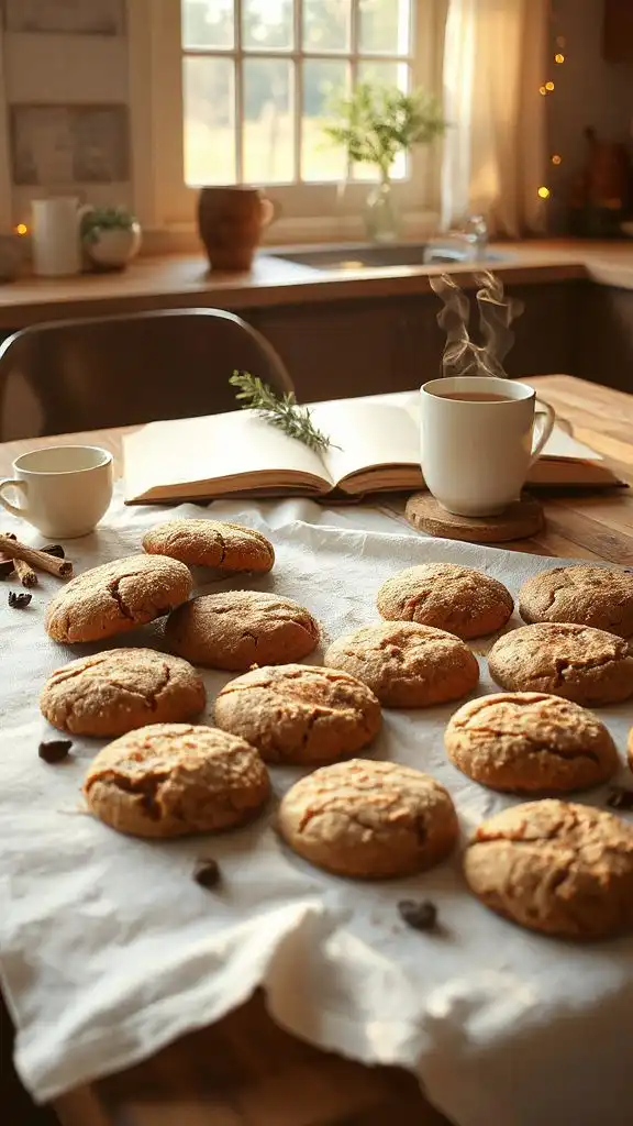chai spiced chewy cookies recipe