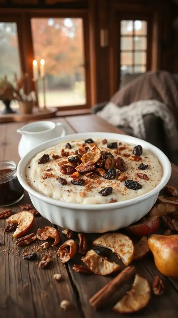 chai spiced creamy rice pudding