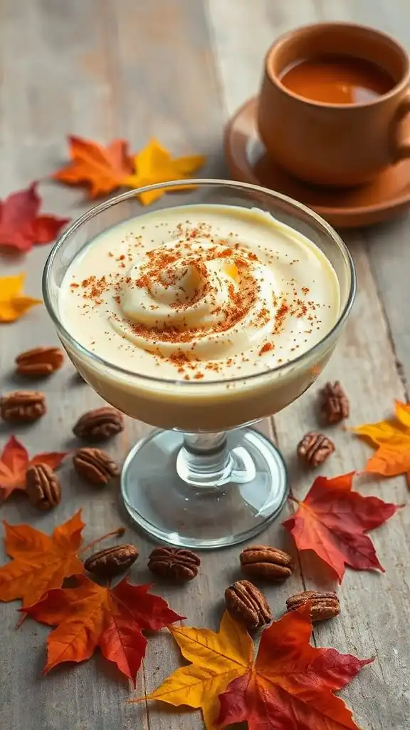 chai spiced creamy vanilla pudding
