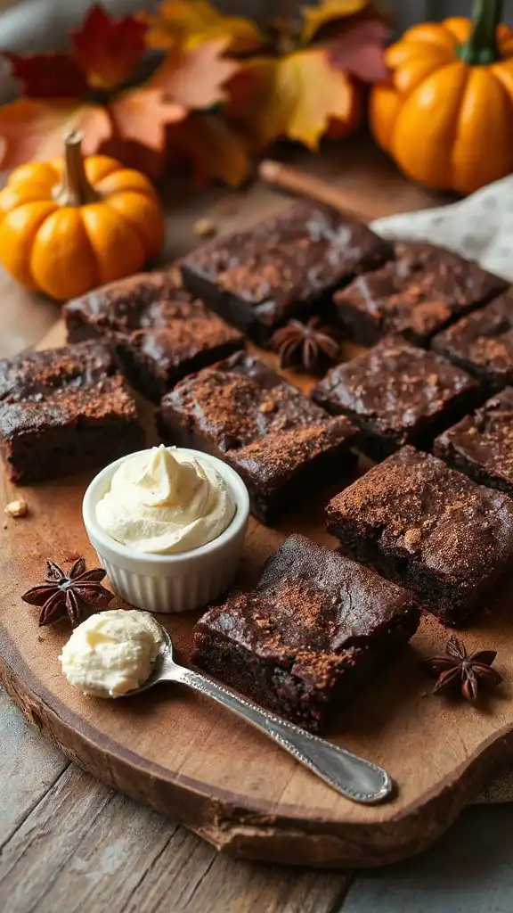 chai spiced fudgy brownies recipe