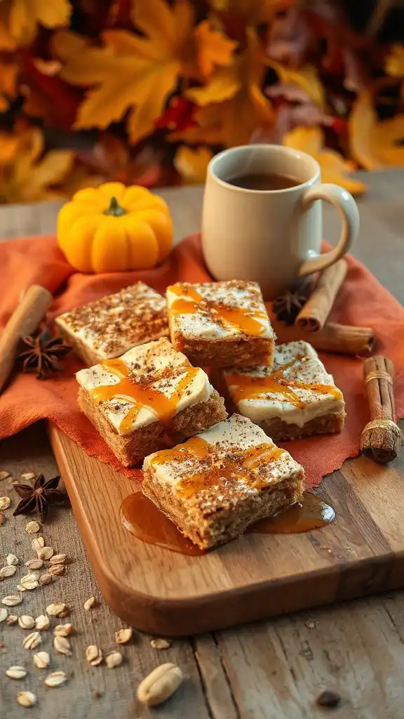 chai spiced oatmeal bars