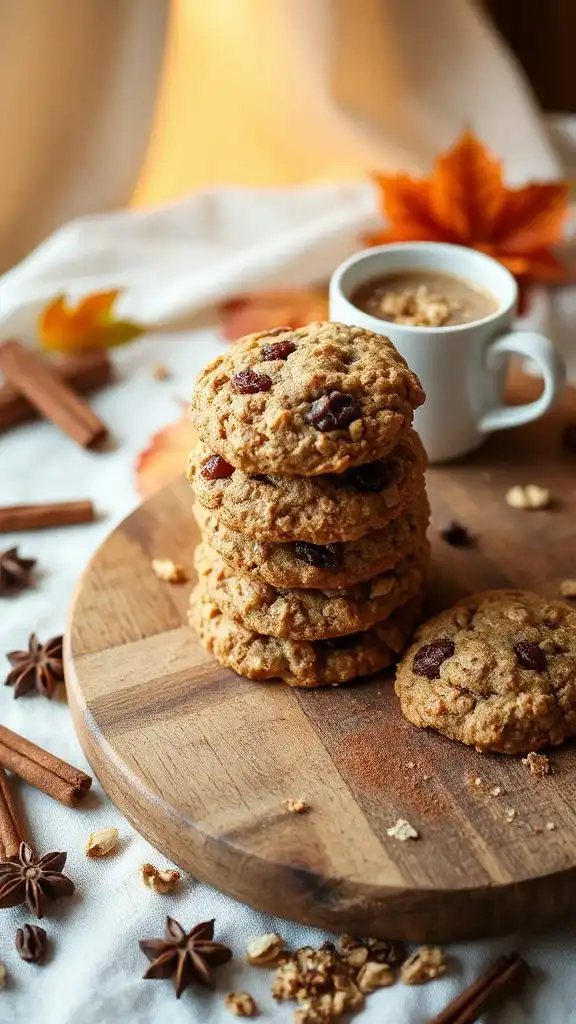 chai spiced oatmeal cookies