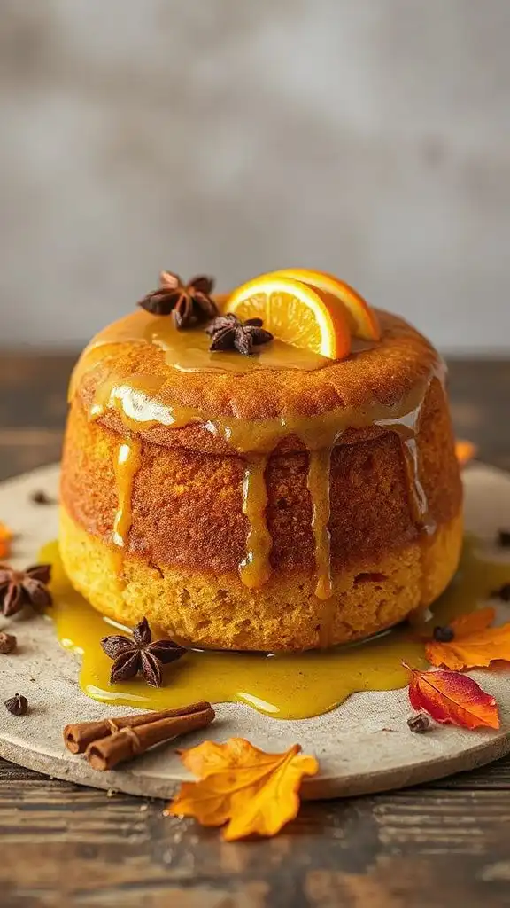 chai spiced olive oil cake