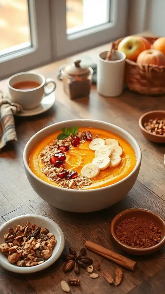 chai spiced smoothie bowl recipe