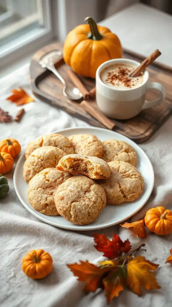 chai spiced snickerdoodle cookies