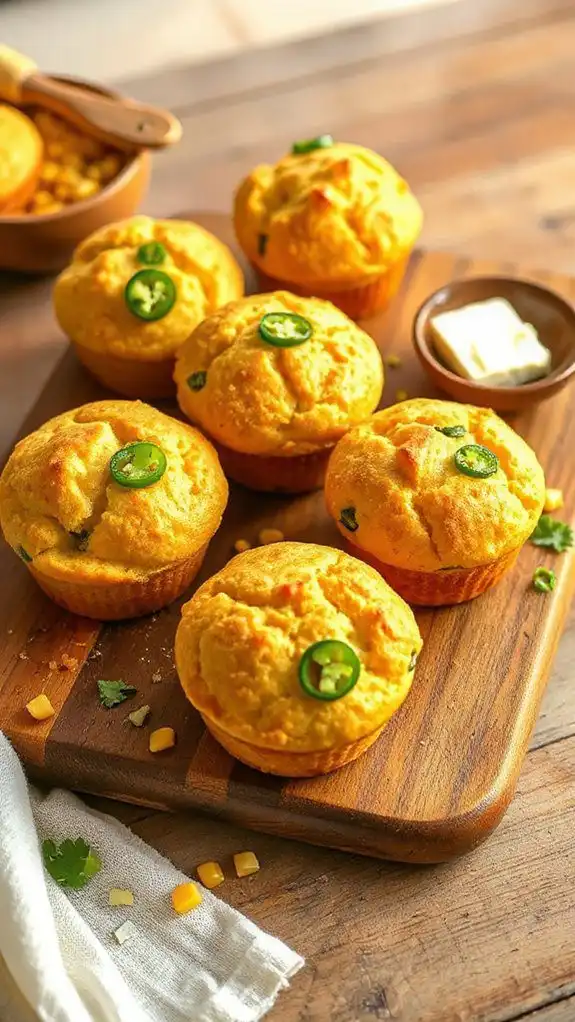 cheddar jalape o cornbread muffins