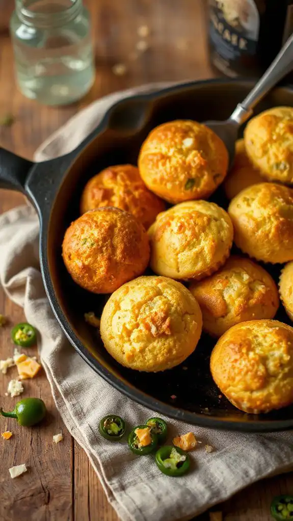 cheddar jalape o cornbread muffins