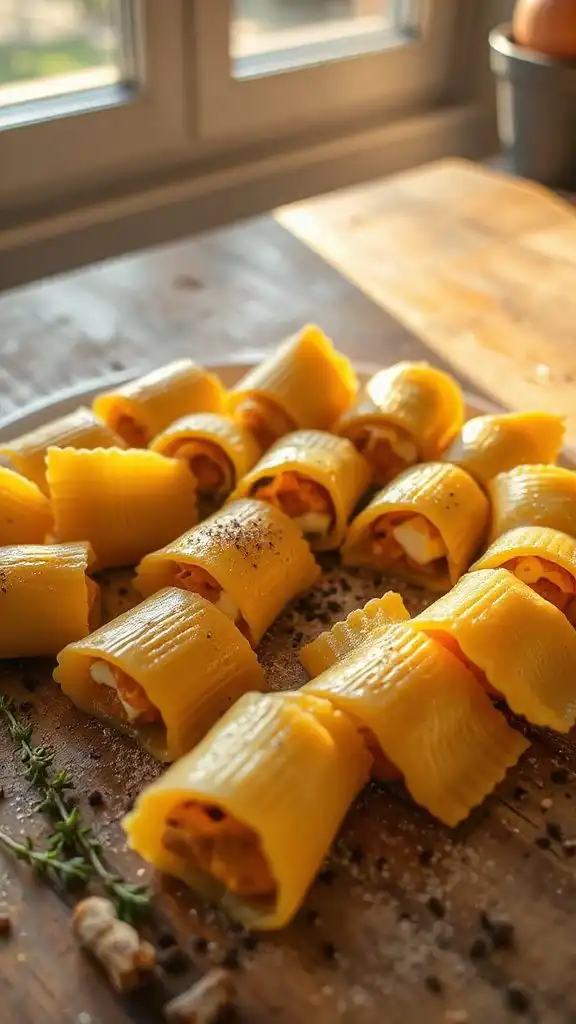 cheese and pumpkin filling