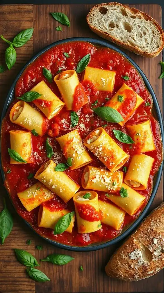cheese pumpkin manicotti preparation