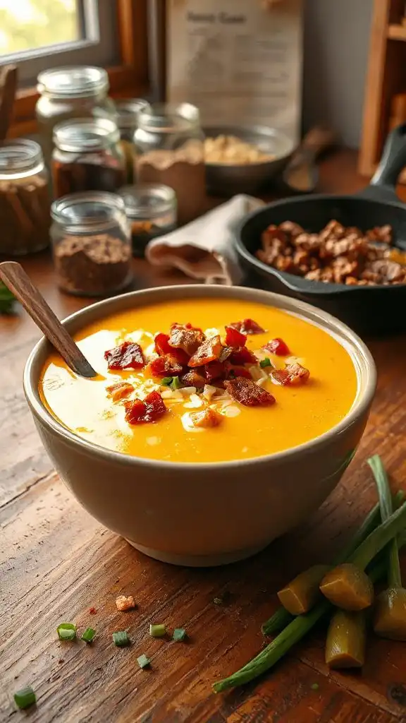 cheeseburger soup cooking instructions