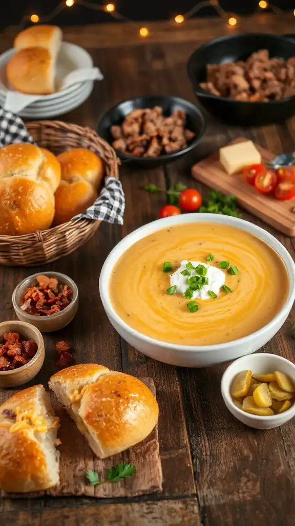 cheeseburger soup preparation instructions