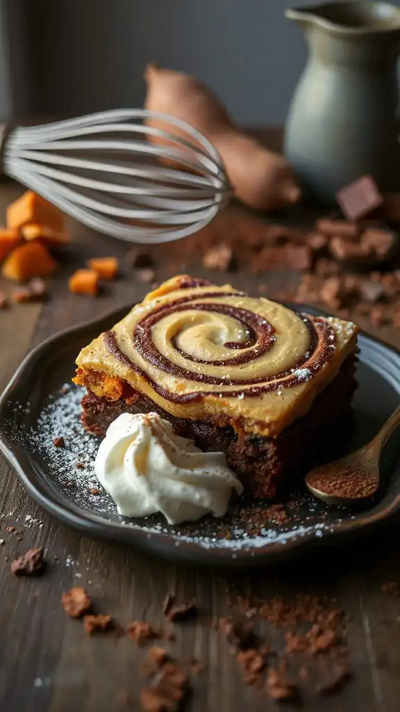 cheesecake sweet potato brownies cheesecake sweet potato brownies