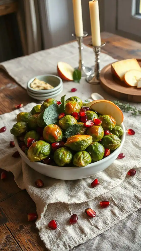 cheesy apple cider brussels sprouts cheesy apple cider brussels sprouts