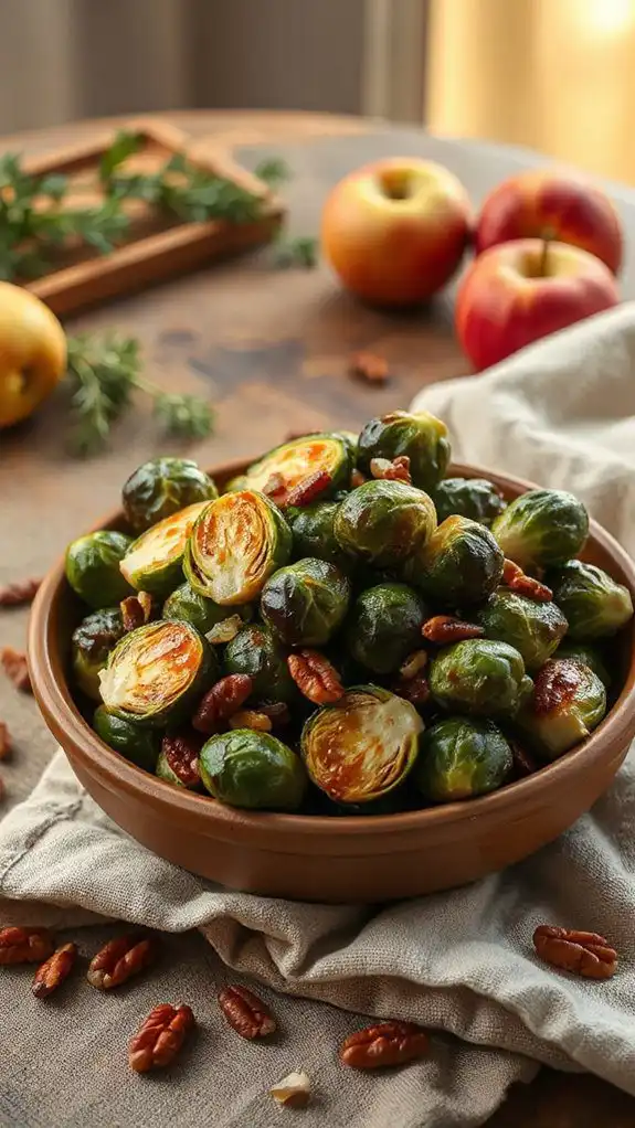 cheesy apple cider brussels sprouts cheesy apple cider brussels sprouts