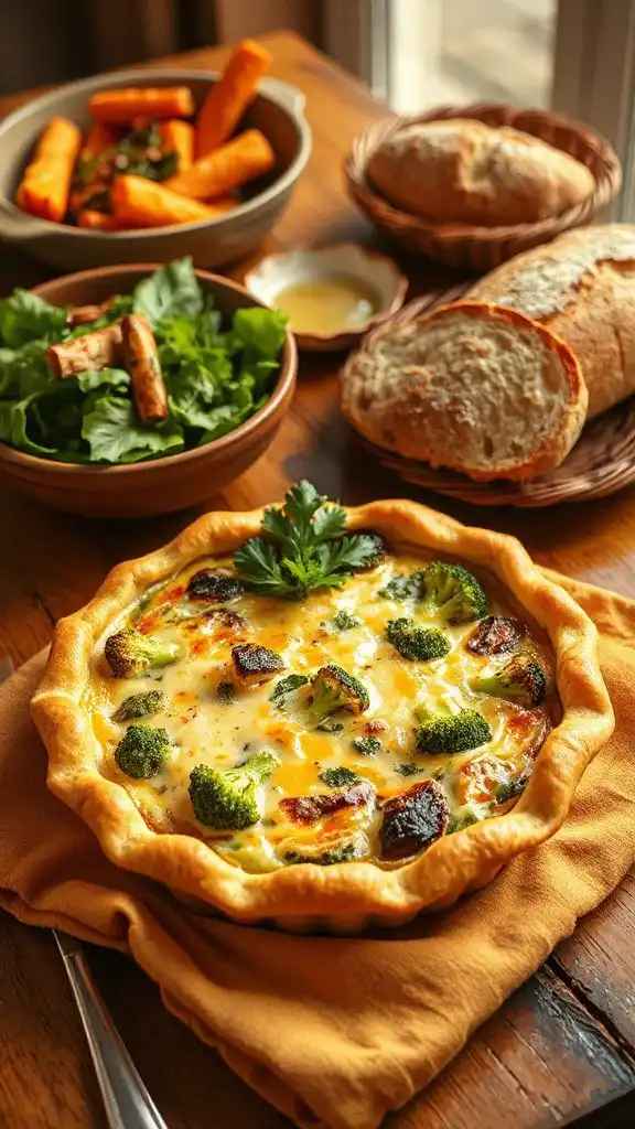 cheesy broccoli quiche recipe cheesy broccoli quiche recipe