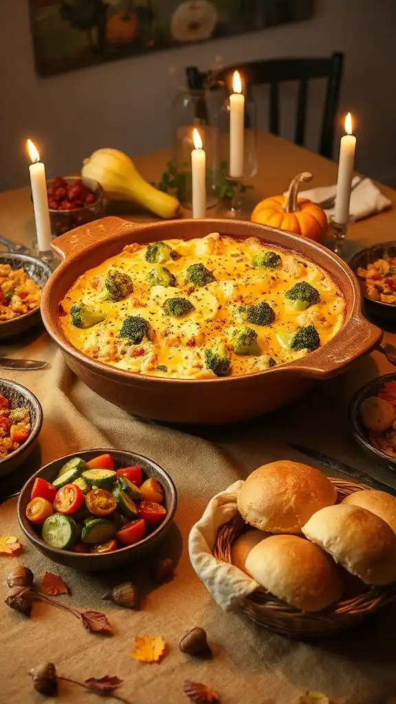 cheesy broccoli rice casserole