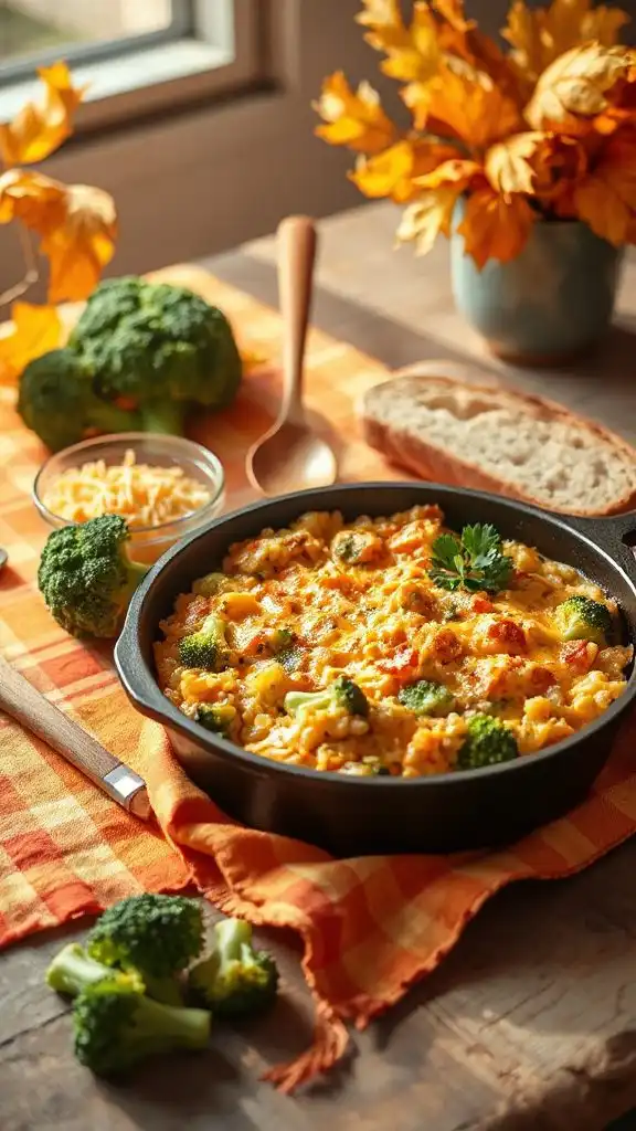cheesy broccoli rice casserole