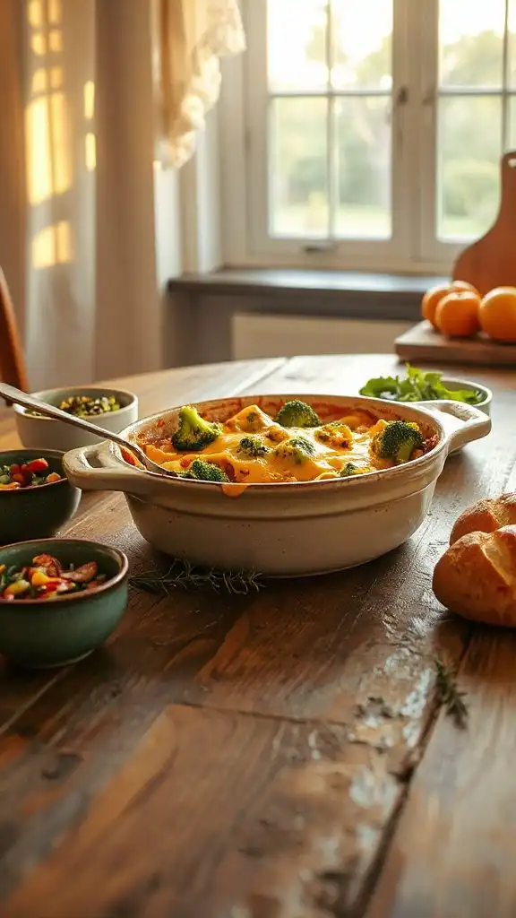 cheesy broccoli rice casserole