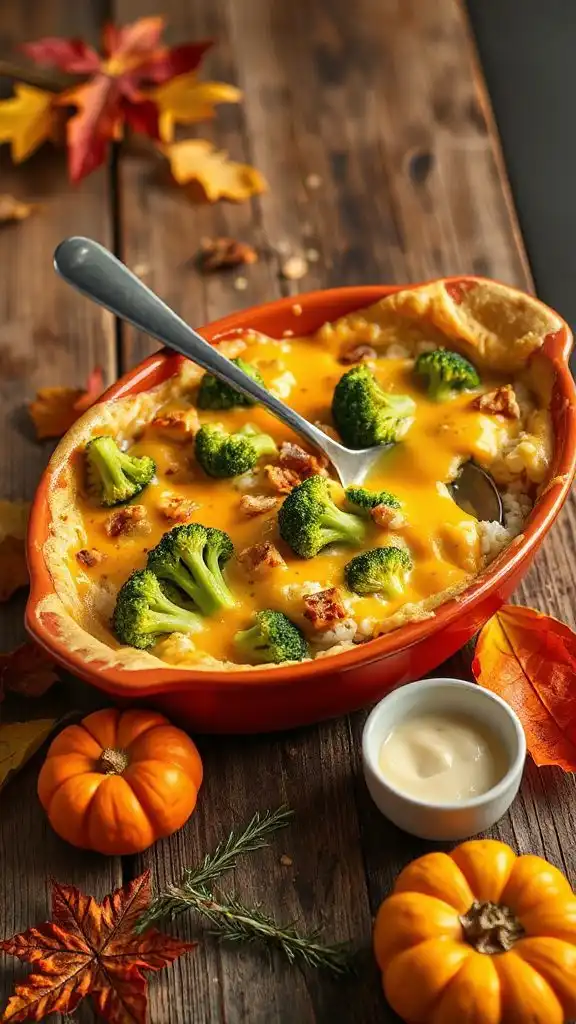 cheesy broccoli rice casserole