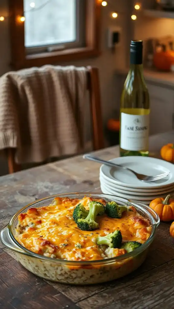 cheesy broccoli rice casserole