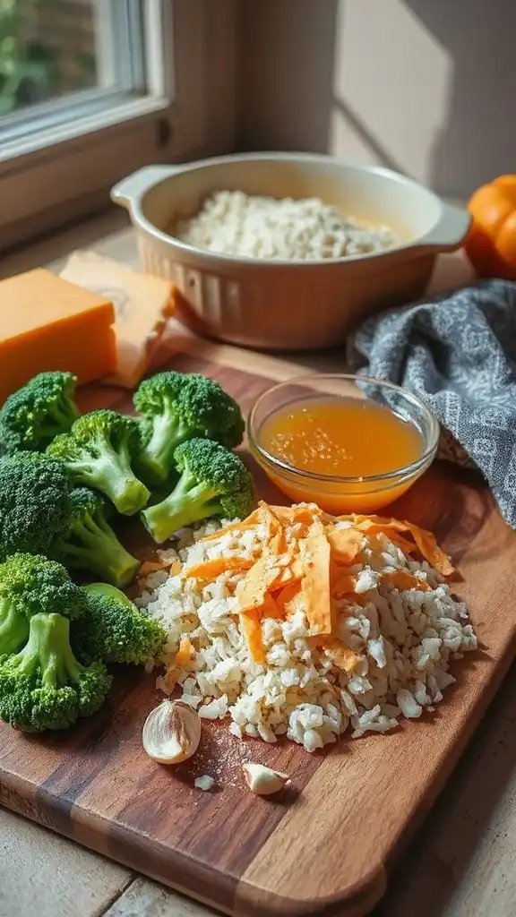 cheesy broccoli rice casserole